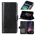 Huawei P40 Lite Wallet Puzdet s funkciou stojan - čierna