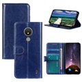 Puzdro na peňaženku Nokia C21 s magnetickým uzáverom - modrá