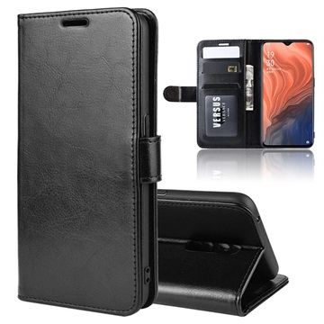 Puzdro na peňaženku Oppo Reno Z s magnetickým uzáverom - čierna