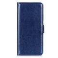 Samsung Galaxy A14 Wallet puzdro s magnetickým uzáverom - Modrá