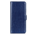 Samsung Galaxy A14/A14 5G Wallet puzdro s magnetickým uzáverom - Modrá