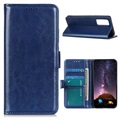 Samsung Galaxy A52 5G, Galaxy A52S peňaženka s magnetickým uzáverom - modrá