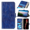 iPhone 12/12 Pro Wallet puzdro s magnetickým uzáverom - modrá