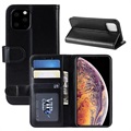 puzdro na peňaženku iPhone 11 Pro Max s magnetickým uzáverom - čierna
