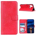 OnePlus Nord N100 peňaženka s funkciou Kickstand - červená