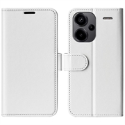 Xiaomi Redmi Note 13 Pro+ Peňaženka s Magnetickým Uzáverom - Biely