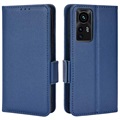 Xiaomi 12/12x peňaženka s magnetickým uzáverom - modrá