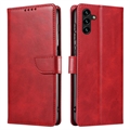 Samsung Galaxy A04s/A13 5G Púzdro do Peňaženky so Stojanom - Červená