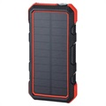 Solárna energia odolná voči vode/bezdrôtová nabíjačka - 20000 mAh