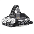 Water Resistant Super Bright LED Headlamp 5000LM - 3x T6, 2x XPE (Open Box - Bulk)