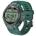 Vodotesné Bluetooth Sports Smart Watch F26 - Army Green
