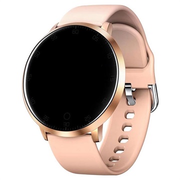 Nepremokavé inteligentné hodinky s srdcovou frekvenciou K12 (Otvorený box vyhovuje) - ružové zlato