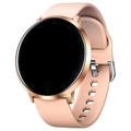 Vodotesné Smartwatch s Tepovou Frekvenciou K12 - Ružové Zlato
