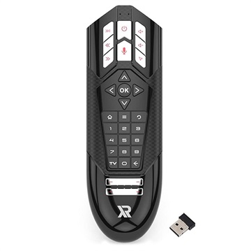 Wechip R1 Universal TV diaľkové ovládanie / vzduchová myš - IR / 2,4G - čierna