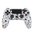 Bezdrôtový herný ovládač Gamepad pre PS4 Herný joystick s reproduktorom a konektorom pre stereo slúchadlá - Biely Halloween