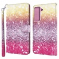 Wonder Series Samsung Galaxy S21 5G Pase Peňaženka - farebné