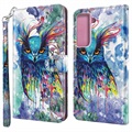 Wonder Series Samsung Galaxy S21 5G Pase Wallet - Owl