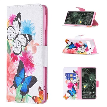 Séria Wonder Series Google Pixel 6 Pro Wallet Case - Butterflies