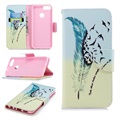 Huawei P Smart Wonder Series Pase Wallet - Birds