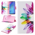Séria Wonder Series Huawei P30 Lite Wallet Case - Flower