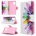 Séria Wonder Series Samsung Galaxy A71 Case Wallet - Flower