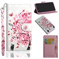 Séria Wonder Series Samsung Galaxy S20 Fe Wallet Case - kvitnúca strom