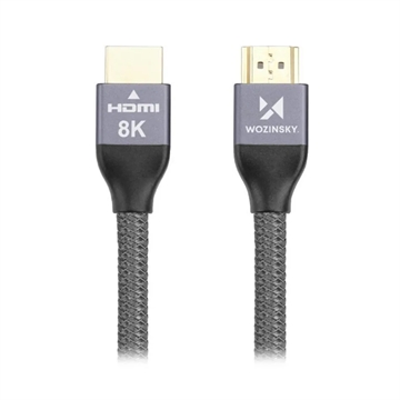 Wozinsky HDMI 2,1 8K 60Hz / 4K 120Hz / 2k 144Hz kábel - 3m - šedá