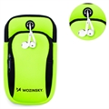 Wozinsky Univerzálny Dvojvreckový Športový Náramok pre Smartfóny - Zelený