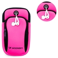 Wozinsky Univerzálny Dvojvreckový Športový Náramok pre Smartfóny - Ružová