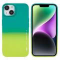 TPU Puzdro X-Level Rainbow na iPhone 14 Plus - Žltá / Zelená