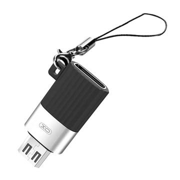 XO NB149-C USB-C to MicroUSB Adapter - Black
