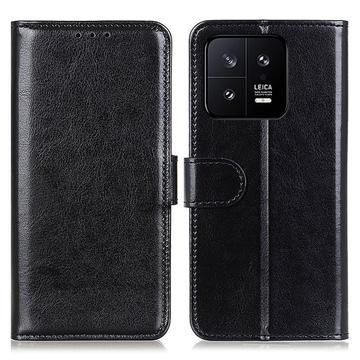 Xiaomi 13 Pro peňaženka s magnetickým uzáverom - čierna
