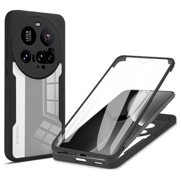 Séria 360 Ochrana Xiaomi 15 Ultra Puzdro - Čierna / Čistá
