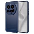 Xiaomi 15 Ultra Puzdro z Brúseného TPU - Uhlíkové Vlákno