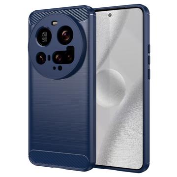 Xiaomi 15 Ultra Puzdro z Brúseného TPU - Uhlíkové Vlákno