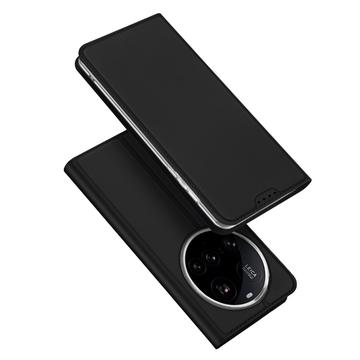 Xiaomi 15 Ultra Dux Ducis Skin Pro Flipové Puzdro - Čierne