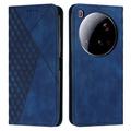 Xiaomi 15 Ultra Rhombus Pattern Wallet Case with Magnetic Closure