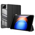 Xiaomi Pad 6S Pro 12.4 Dux Ducis Toby Tri-Fold Puzdro Smart Folio - Čierne