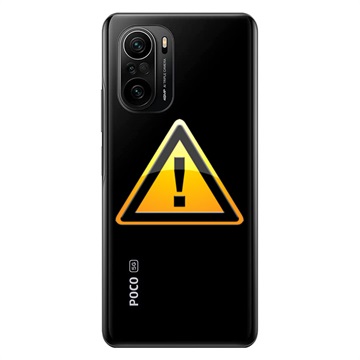 Oprava krytu batérie Xiaomi POCO F3 - Čierna