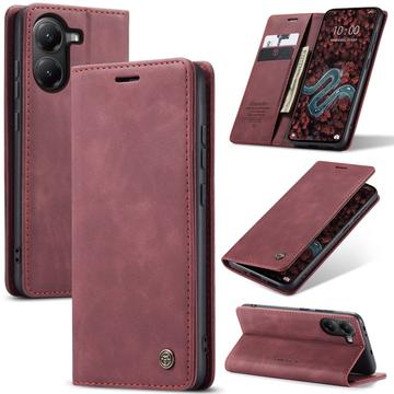 Puzdro do Peňaženky Caseme 013 Xiaomi Poco X7 Pro - Červené víno