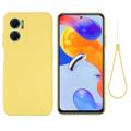 Xiaomi Redmi 10 5G/Note 11E Liquid Silicone Case - Yellow