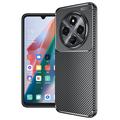 Xiaomi Redmi 14R/14C/Poco C75 Beetle Puzdro TPU z Uhlíkových Vlákien - Čierne