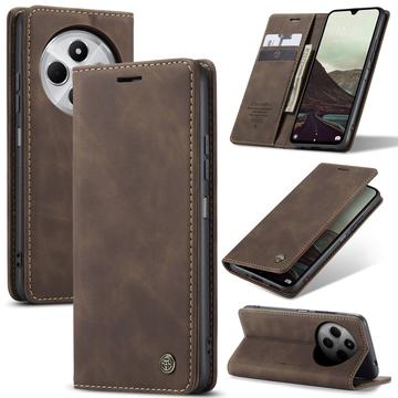 Puzdro do Peňaženky Caseme 013 Xiaomi Redmi 14C - Káva