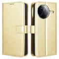 Xiaomi Redmi K80/K80 Pro/Poco F7 Ultra Wallet Case with Magnetic Closure - Gold