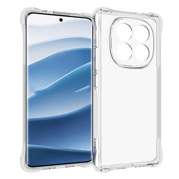 Xiaomi Redmi Note 14 Pro+ 5G Puzdro Nárazuvzdorný TPU - Priehľadné