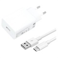 Xiaomi USB Charger a USB-C kábel MDY-11-EP-3A, 22,5W-biela