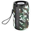 ZEENOT S32 Prenosný reproduktor Bluetooth odolný voči vode - 5W - zelená kamufláž