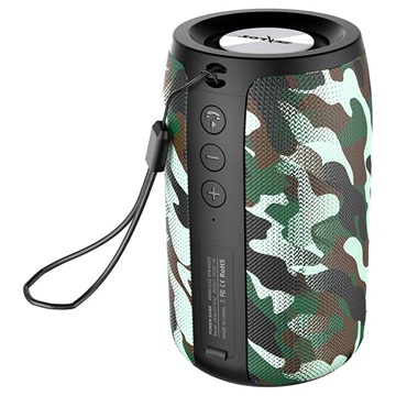 ZEENOT S32 Prenosný reproduktor Bluetooth odolný voči vode - 5W - zelená kamufláž