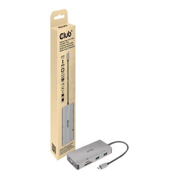 Dokovacia Stanica Rozbočovača Club 3D USB Gen1 Type-C 9-v-1