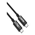 Club 3D USB4 Gen2x2 Kábel USB Type-C - 2m - Čierny